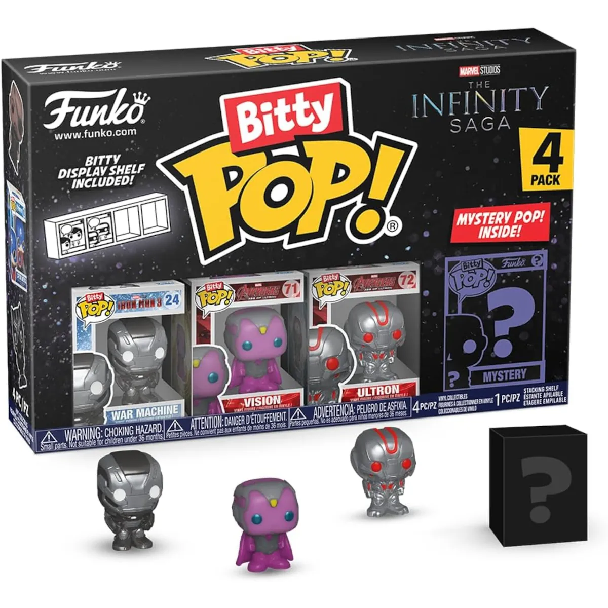 FK71505 Funko Bitty Pop! Marvel The Infinity Sage (Pack 1) Collectable Vinyl Figures (4-Pack)